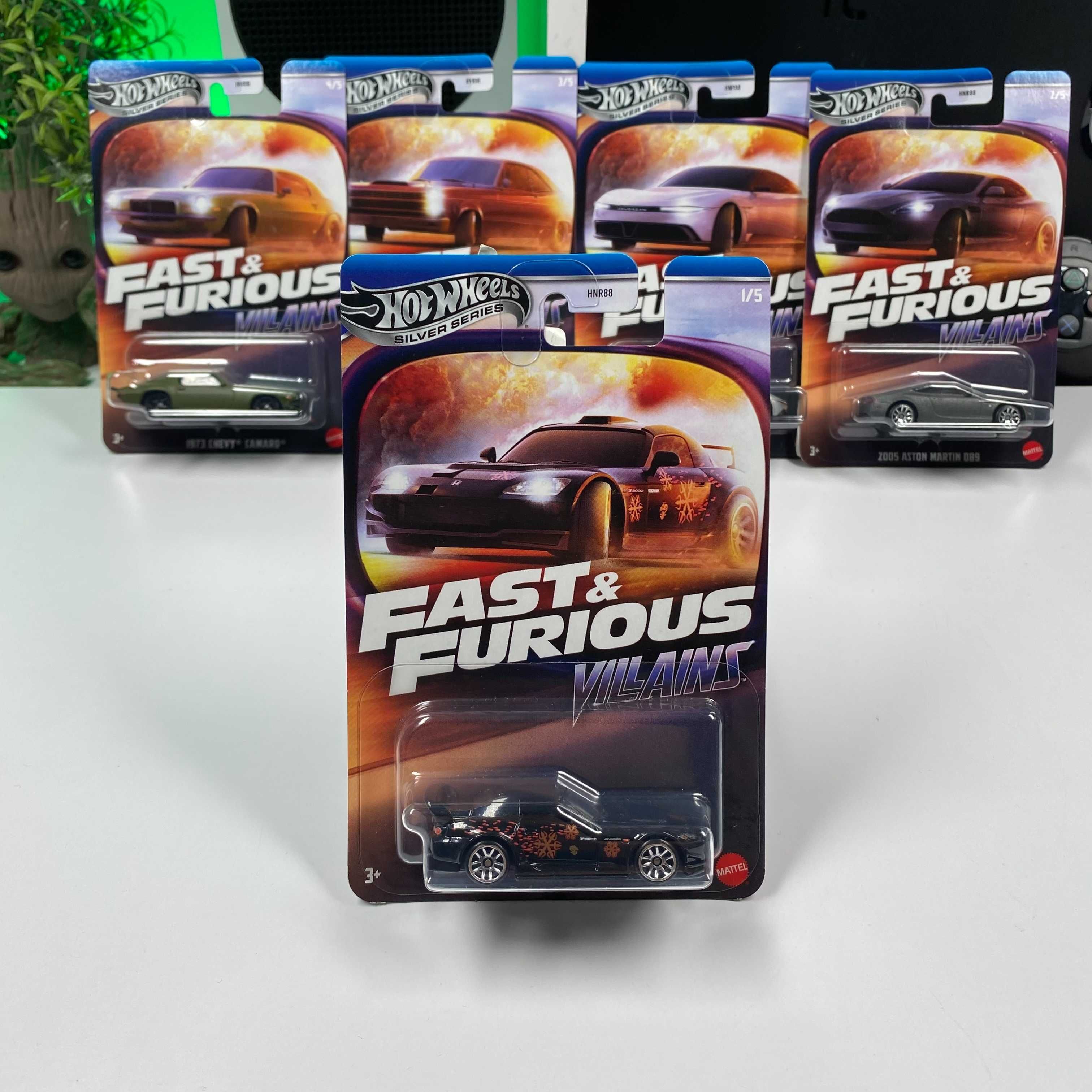 Тематичні Машинки Hot Wheels Fast & Furious тачки злодіїв