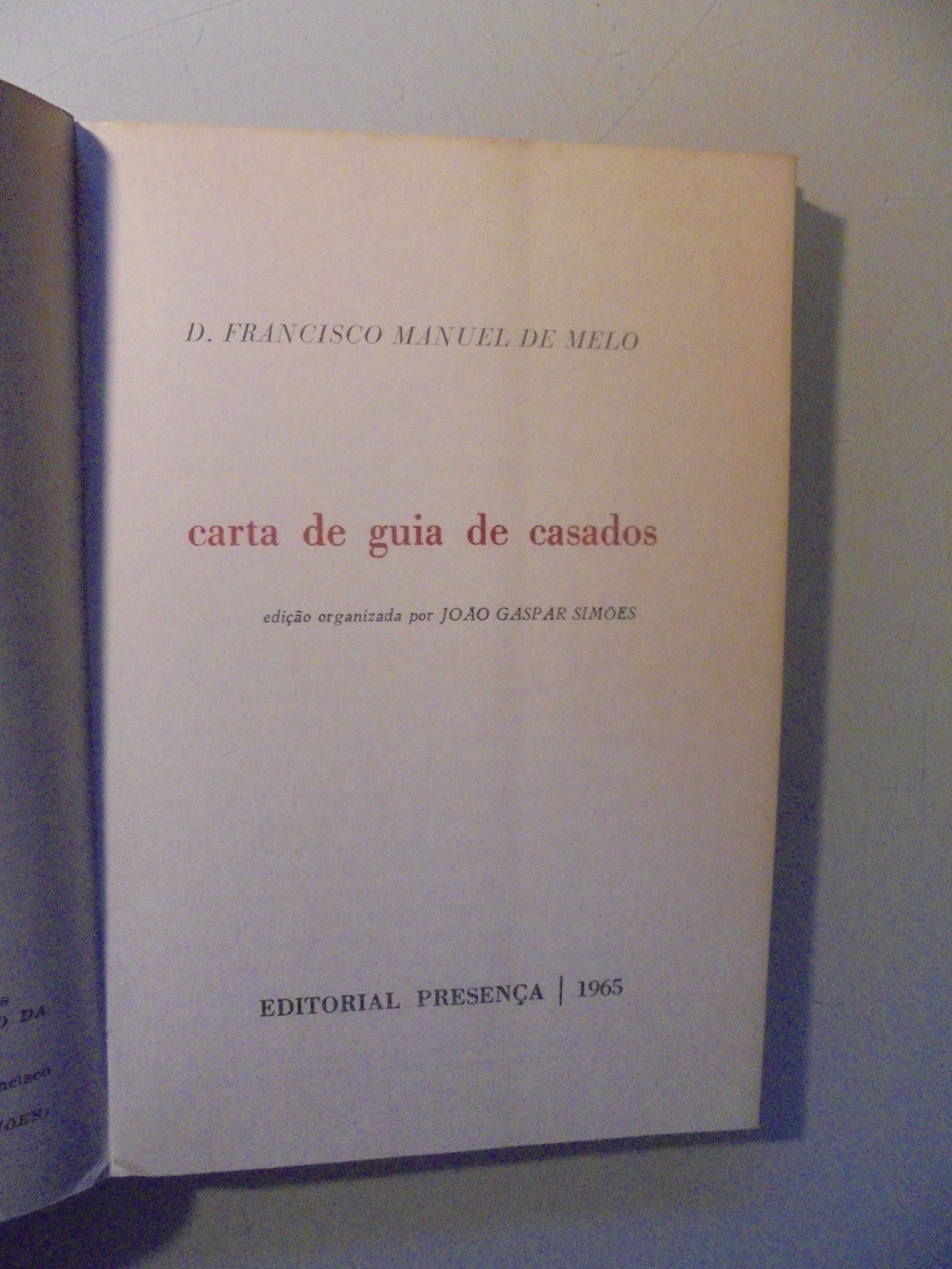 D.Francisco Manuel de Melo-Carta de Guia de Casados