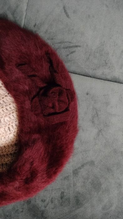 Cudowny beret Alpaka