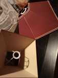 Vendo abajur vermelho