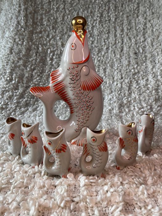 Рибки СРСР чарки та графін