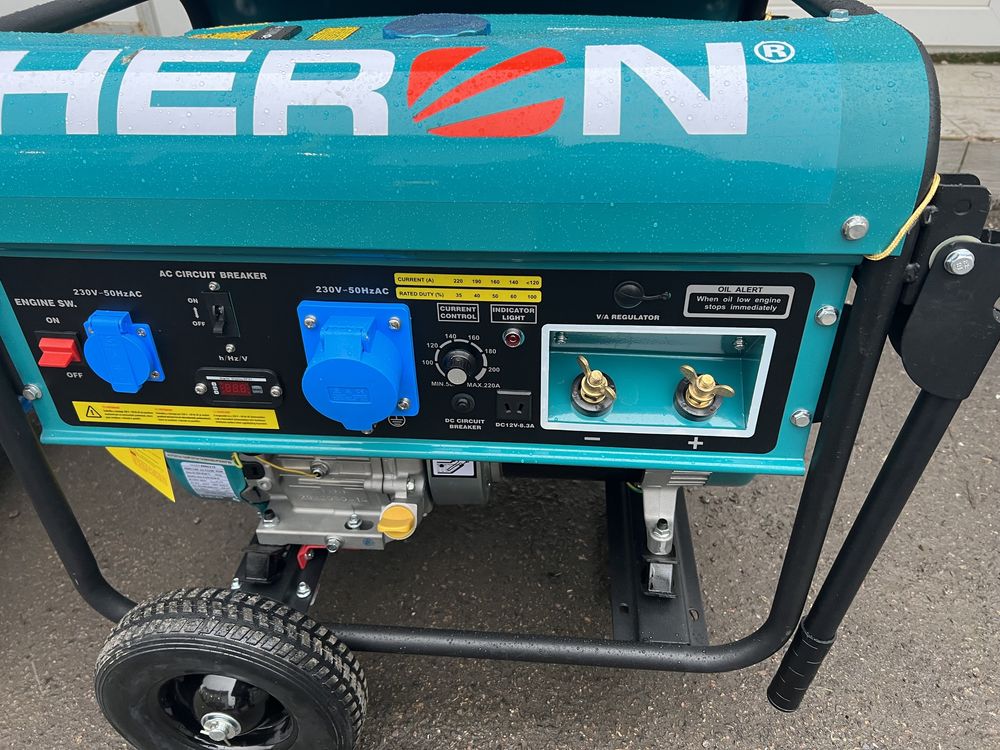 Генератор Heron 5.5 Чехія однофазний для зварки