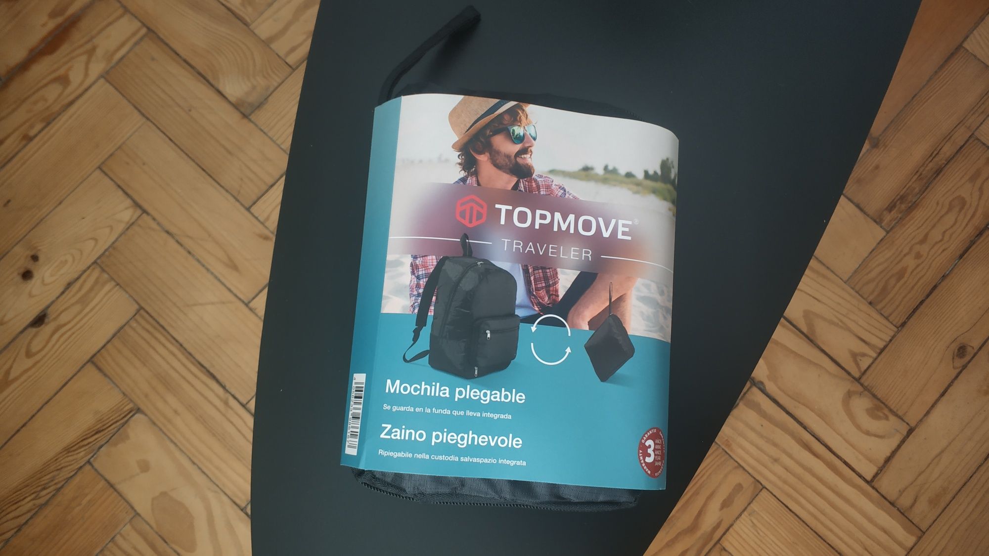 [Novo!] Mochila Dobrável Preta