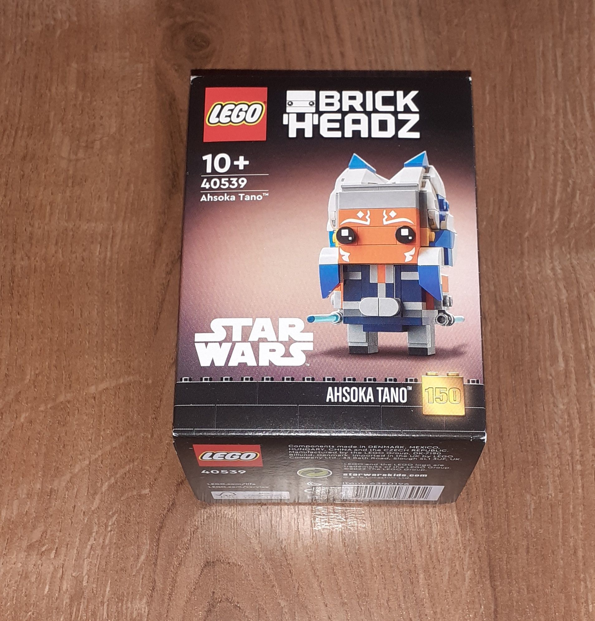 nowe LEGO 40539 star wars brickheadz ashoka tano