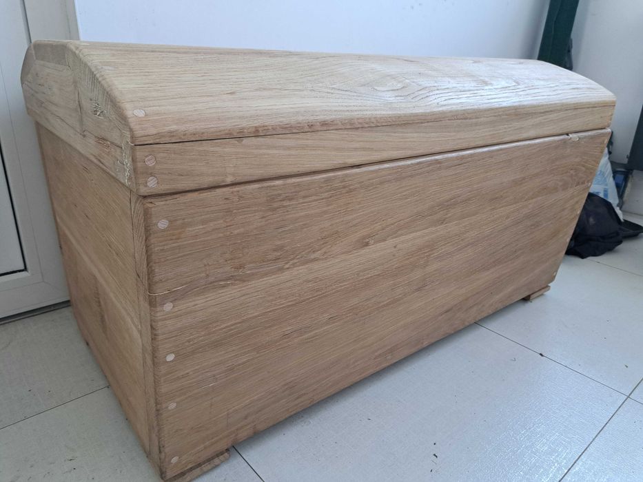 Skrzynia lite drwno dębowe
