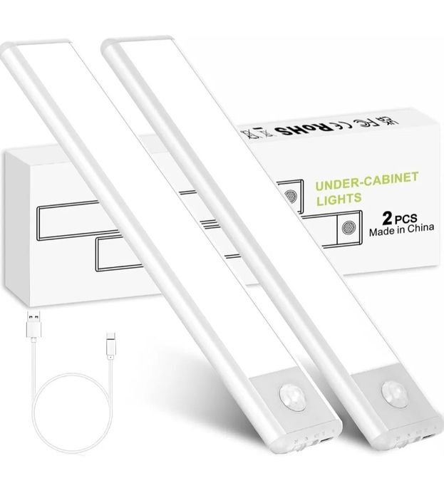 FLOWood 2 szt lampki podszafkowe 20cm