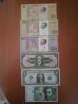 Conjunto de 5 NOTAS estrangeiras