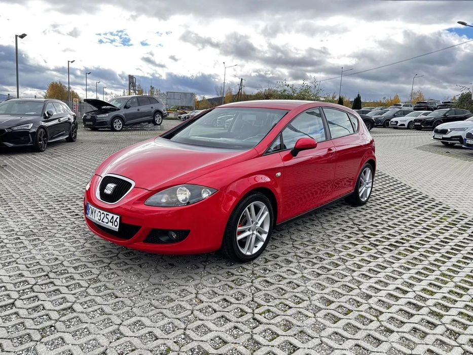 Seat Leon 1.6 102KM M5 2007 r., komplet kół, przebieg tylko 178tys.km