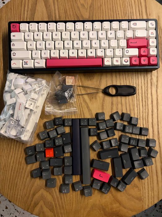 Keychron K6 Aluminum Frame Gateron Red RGB USB/Bluetooth Black
