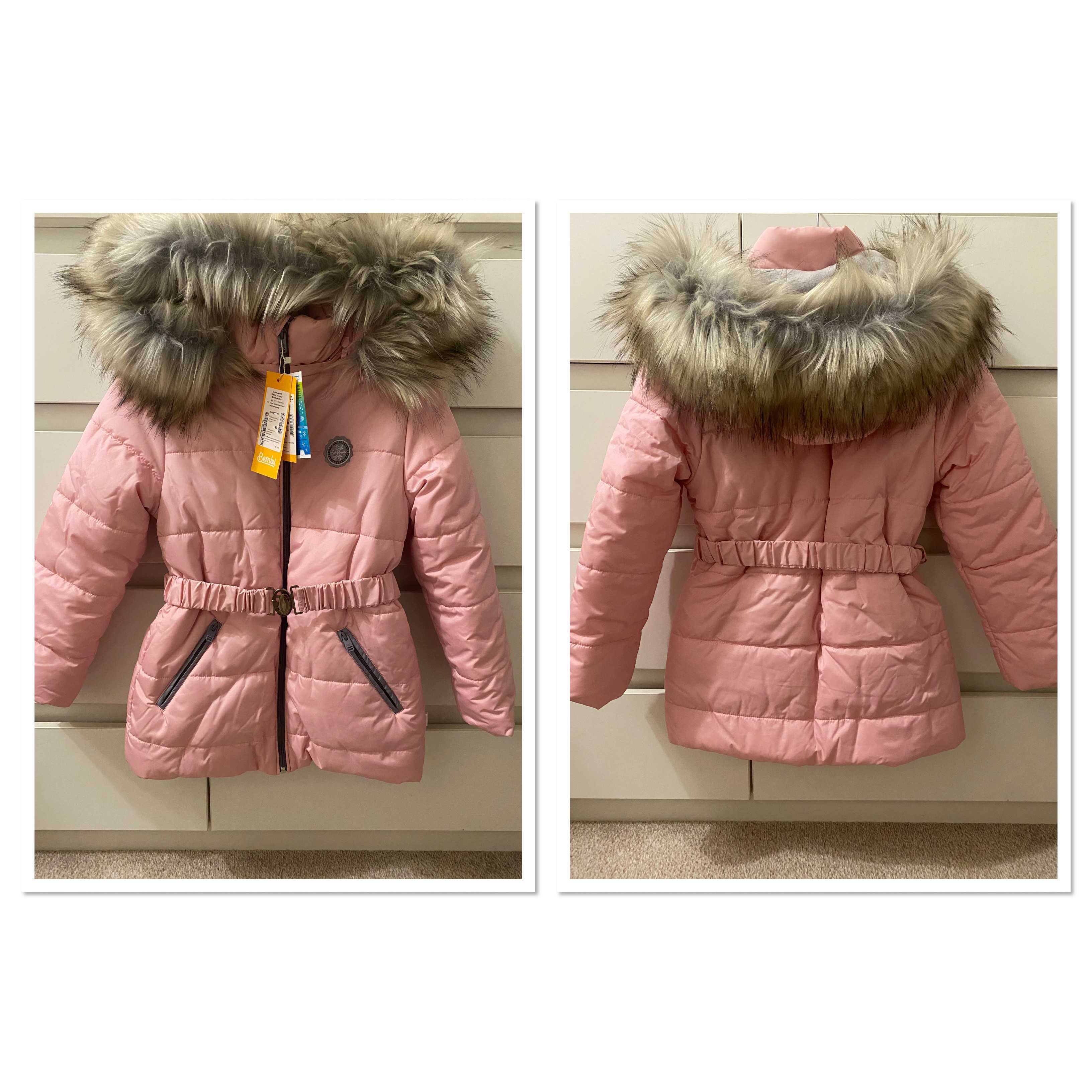 Зимова куртка подовжена р. 140 см ТМ Бембі/Bembi/ Зимняя куртка