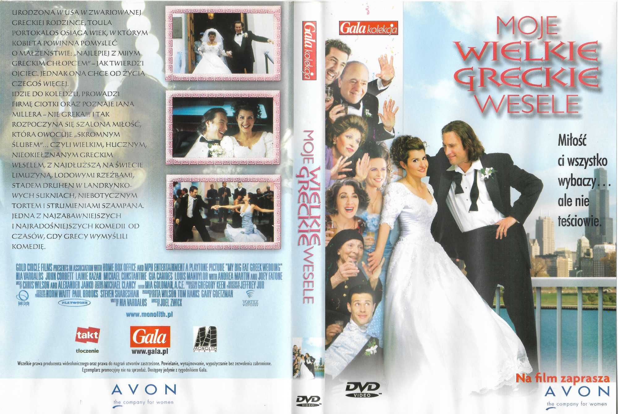 Film DVD "Moje wielkie greckie wesele"