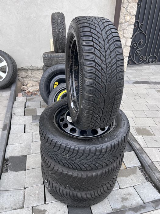 Шини з дисками всесезон continental 205/55 r16 5*112 16 vw,skoda,seat
