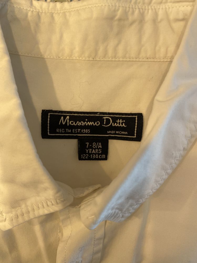 Camisas Massimo Dutti crianca 7/8 anos