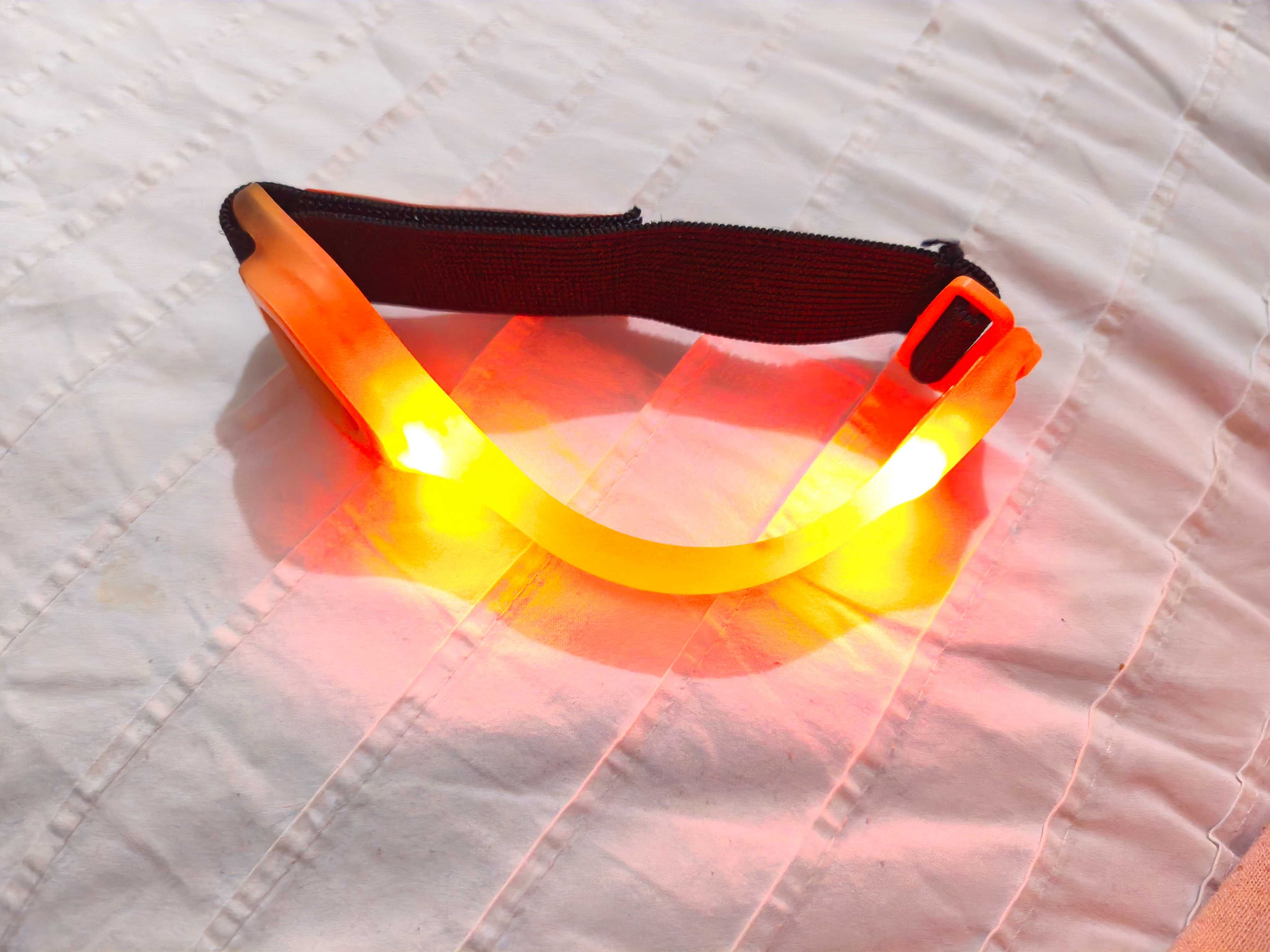 Pulseira led laranja