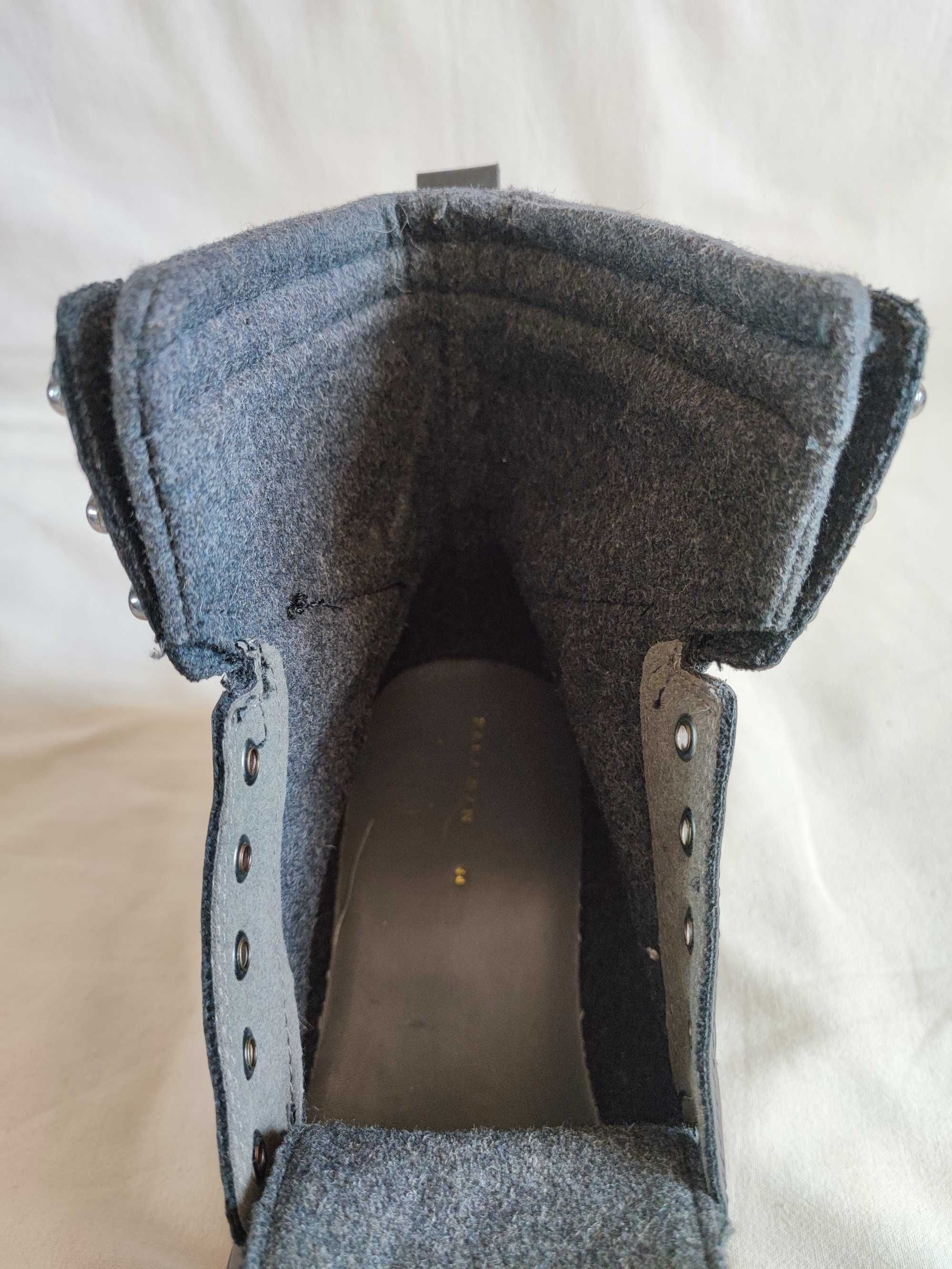 Ботинки кожаные мужские "Zara Man" Размер EUR-44,5 (29,5 см).Идеальные