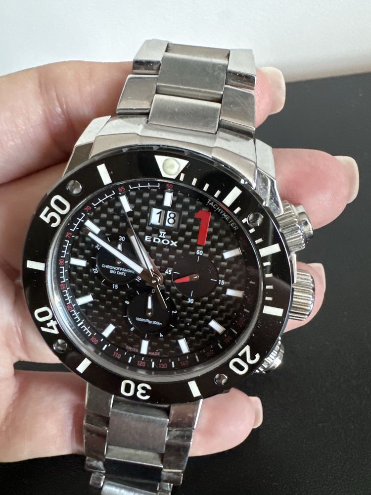 Zegarek Edox Class 1 Chronoffshore Big Date Chronograph