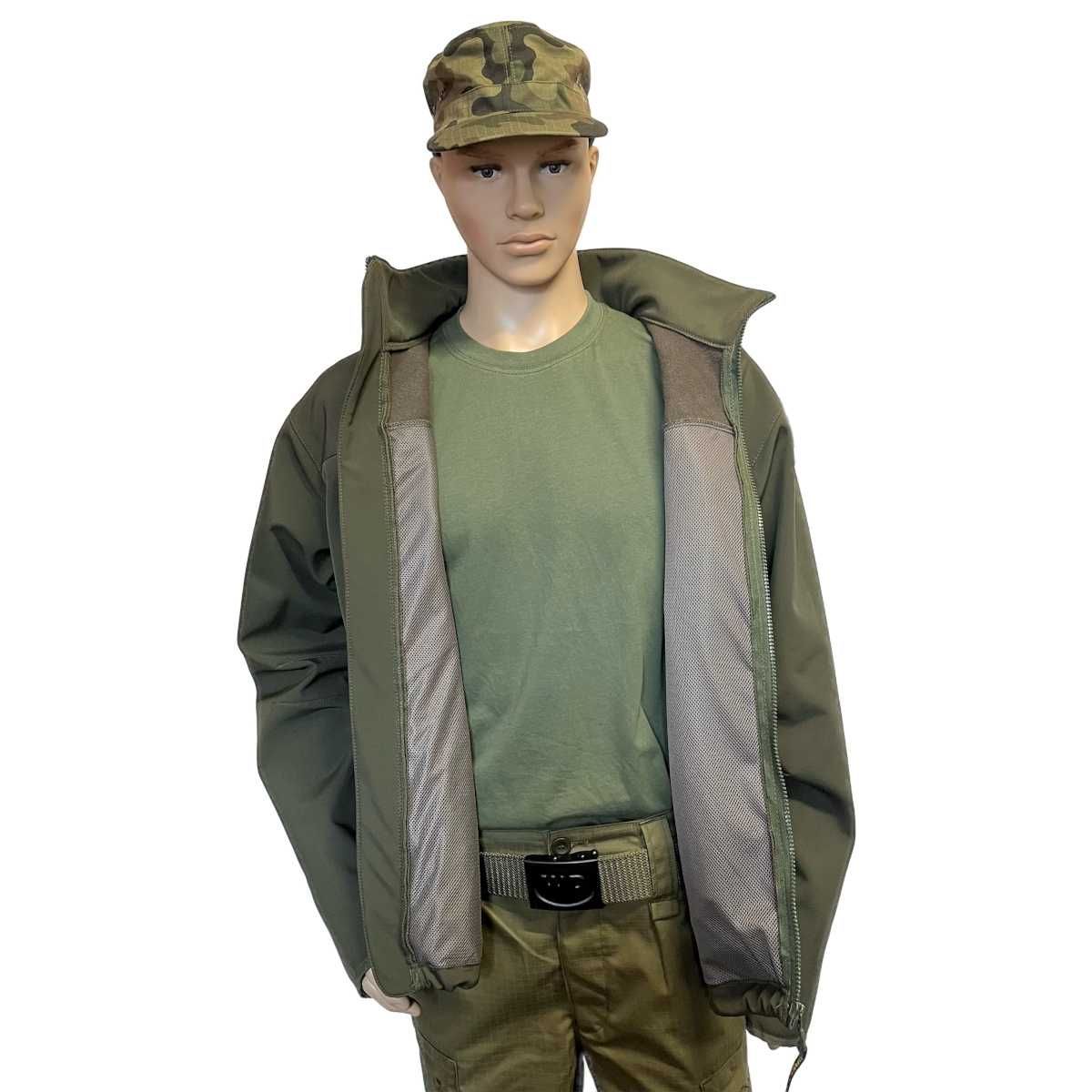 KURTKA BLUZA wojskowa SOFTSHELL khaki Rozmiar S