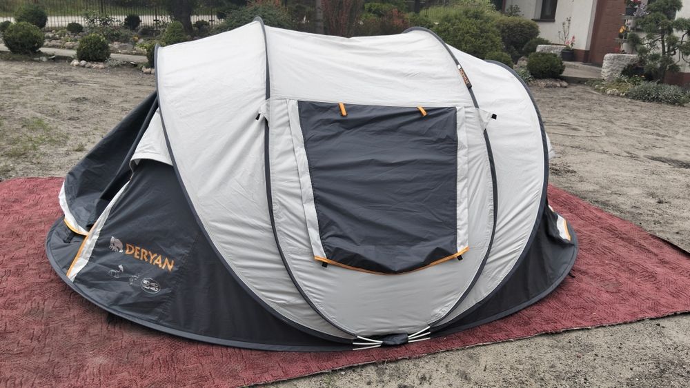 Namiot deryan 4osobowy plus materac