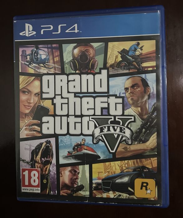 Jogo de Ps4 GTA V, Bom estado
