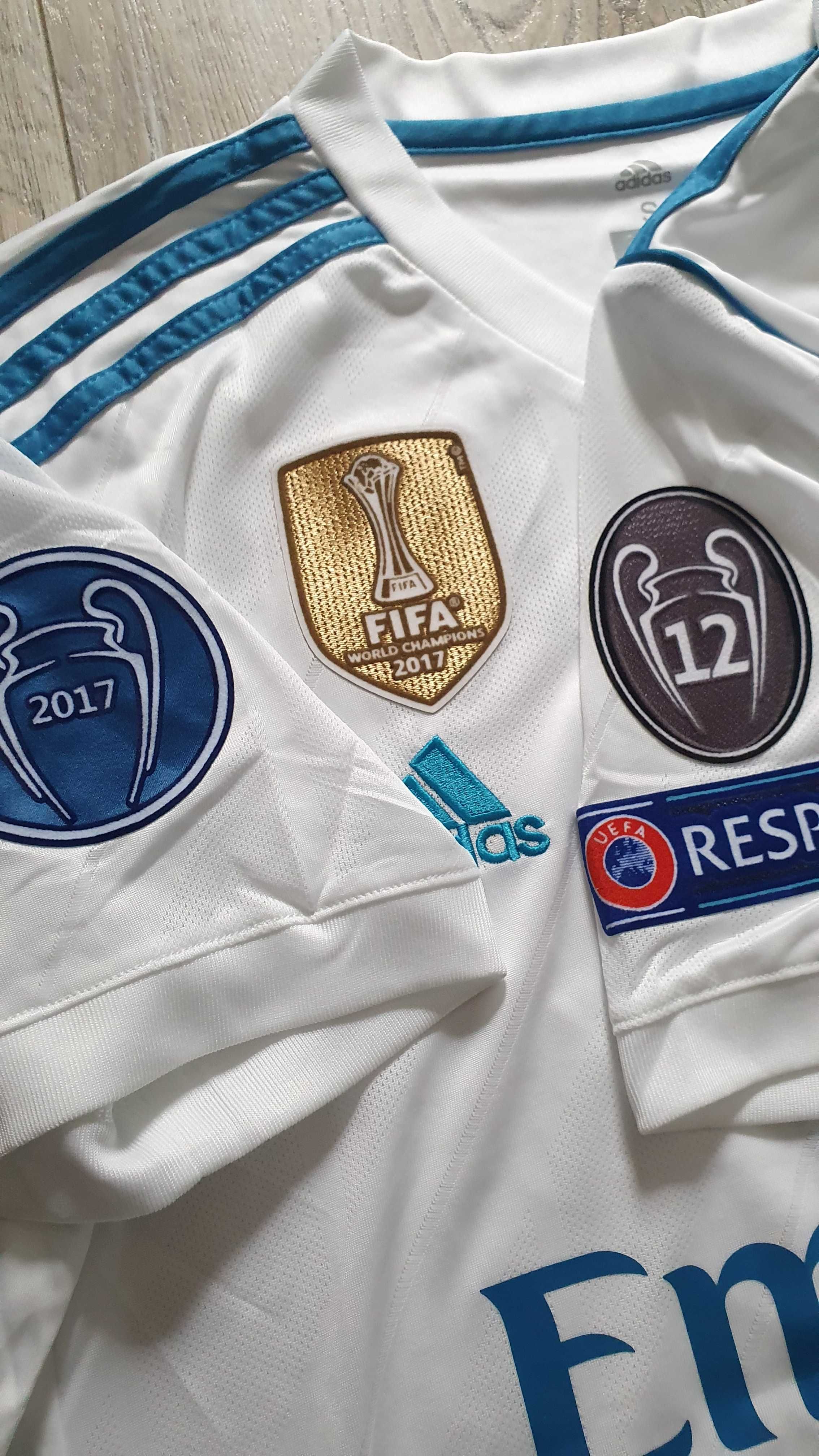 Koszulka Real Madryt 2017/18, Biała Ronaldo 7, S, M, L, XL