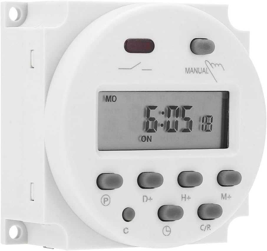 Zegar programowalny, CN101A DC 12 V, Tygodniowy timer przekaźnik