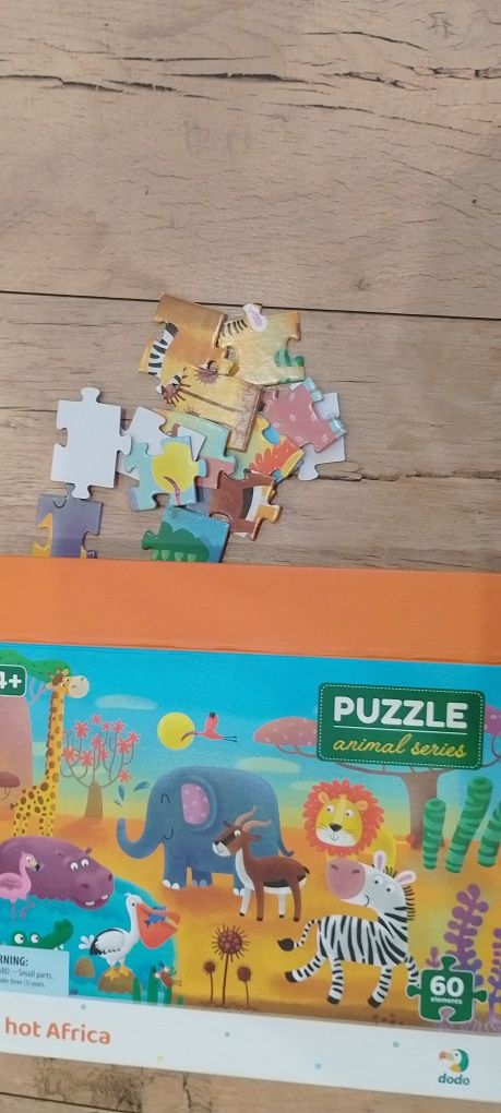 Пазли дитячі, 60шт вік 4+, Puzzle, колекційна серія