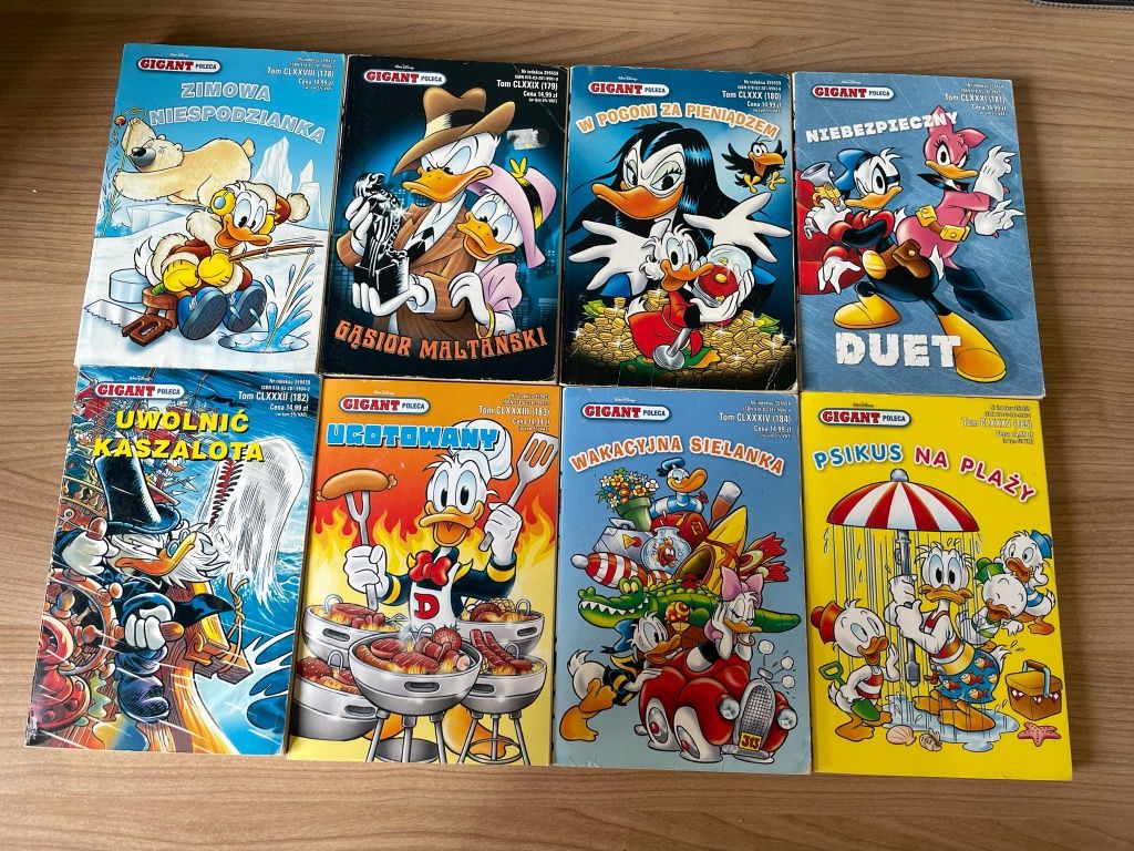 Komiksy kaczora donalda gigant poleca rok 2015