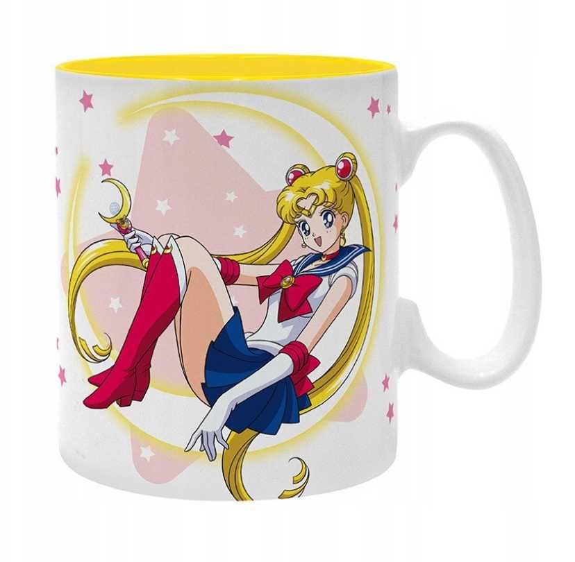 Sailor Moon czarodziejka z księżyca kubek ceramiczny Anime Manga 460ml