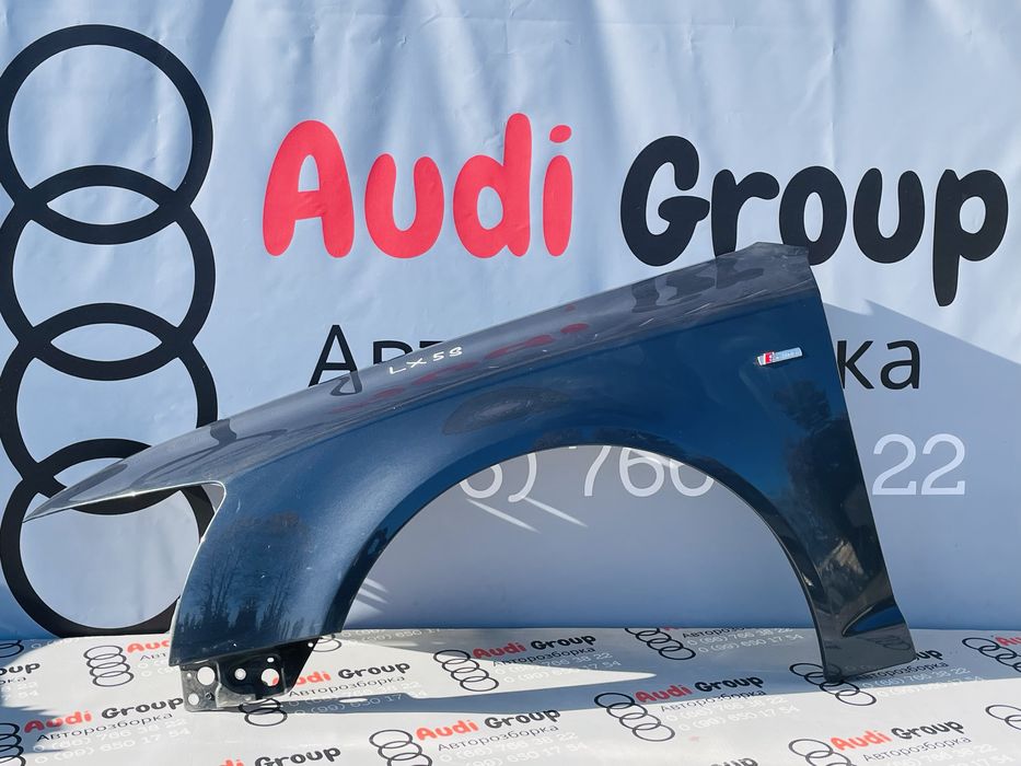 Крило Переднє Ліве Рестайлінг Lx5s Audi A6 C6 Розборка Ауді Шрот