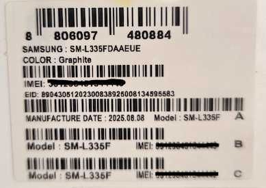 Nowy nieotwierany Samsung Galaxy Watch8 LTE (44mm) Graphite