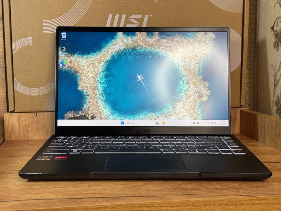 Потужний MSI Modern 14 — Ryzen 5 + 16GB + SSD М2, ідеальний стан!