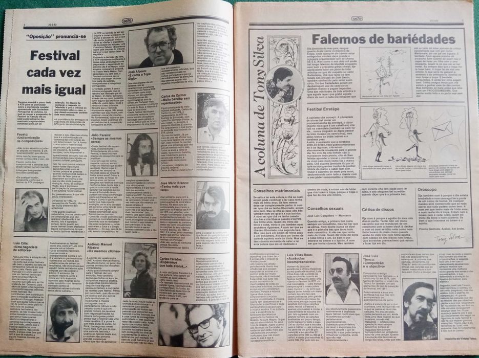José Afonso	- - -		Se7e - nr. 194	- - - - -	Jornal