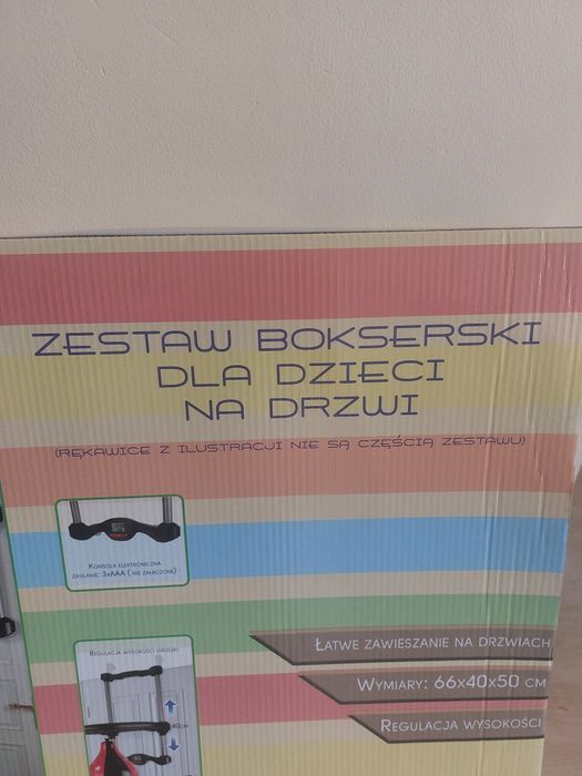 Zestaw bokserski dla dzieci na drzwi, enero toys