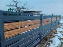 OGRODZENIE PALISADA SZTACHETA metalowa panel lamel ogrodzenia panel