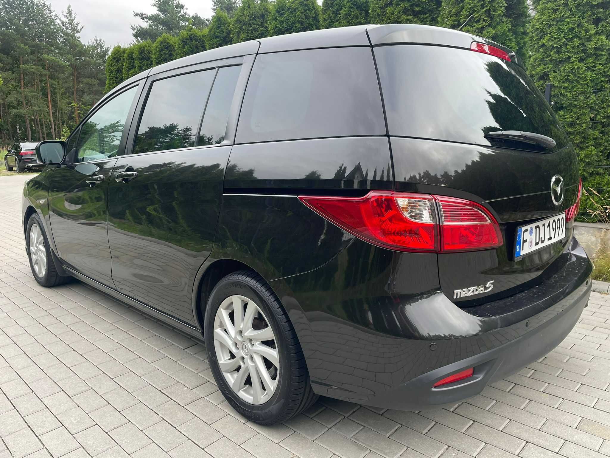 Mazda 5 - 1.6d - 7 Os. Czarna~ALU~Opłacony~Koszt Rej.160zł~BDB Stan!