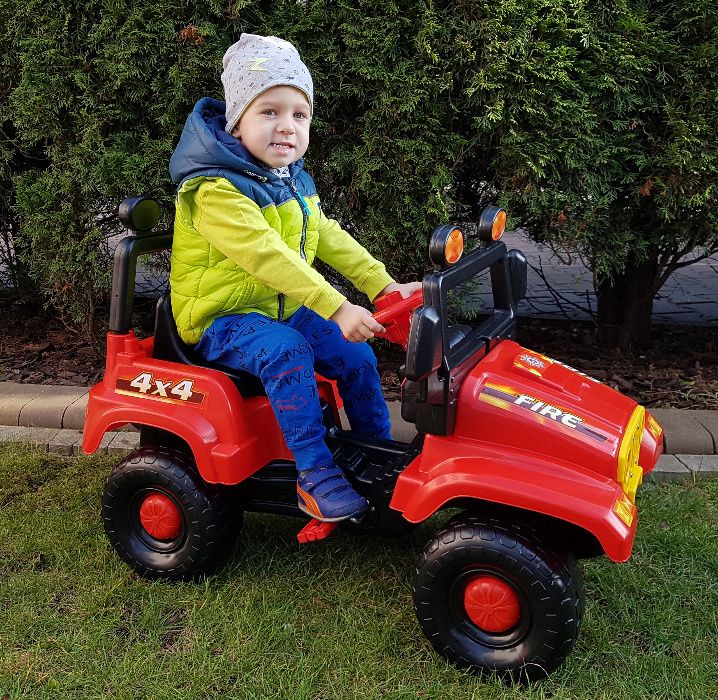 Samochód terenowy JEEP na pedały – MEGA DUŻY Warszawa odbiór 7 dni/tyd