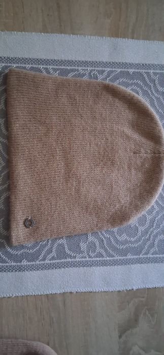 HOUSE czapka damska/młodzieżowa beżowa S