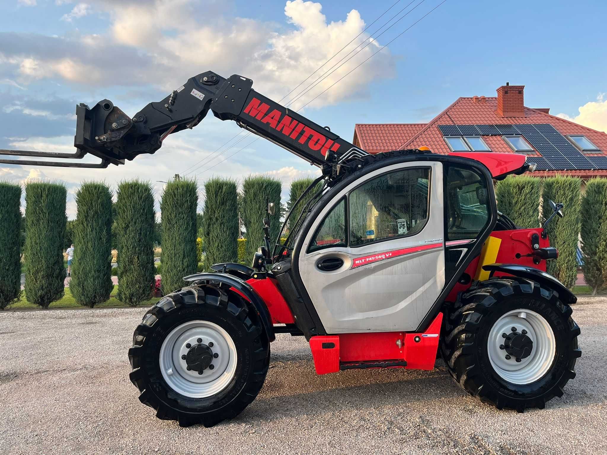 Ładowarka Teleskopowa Manitou MLT 741-120 V+ 2018 rok Widły Deutz Jcb