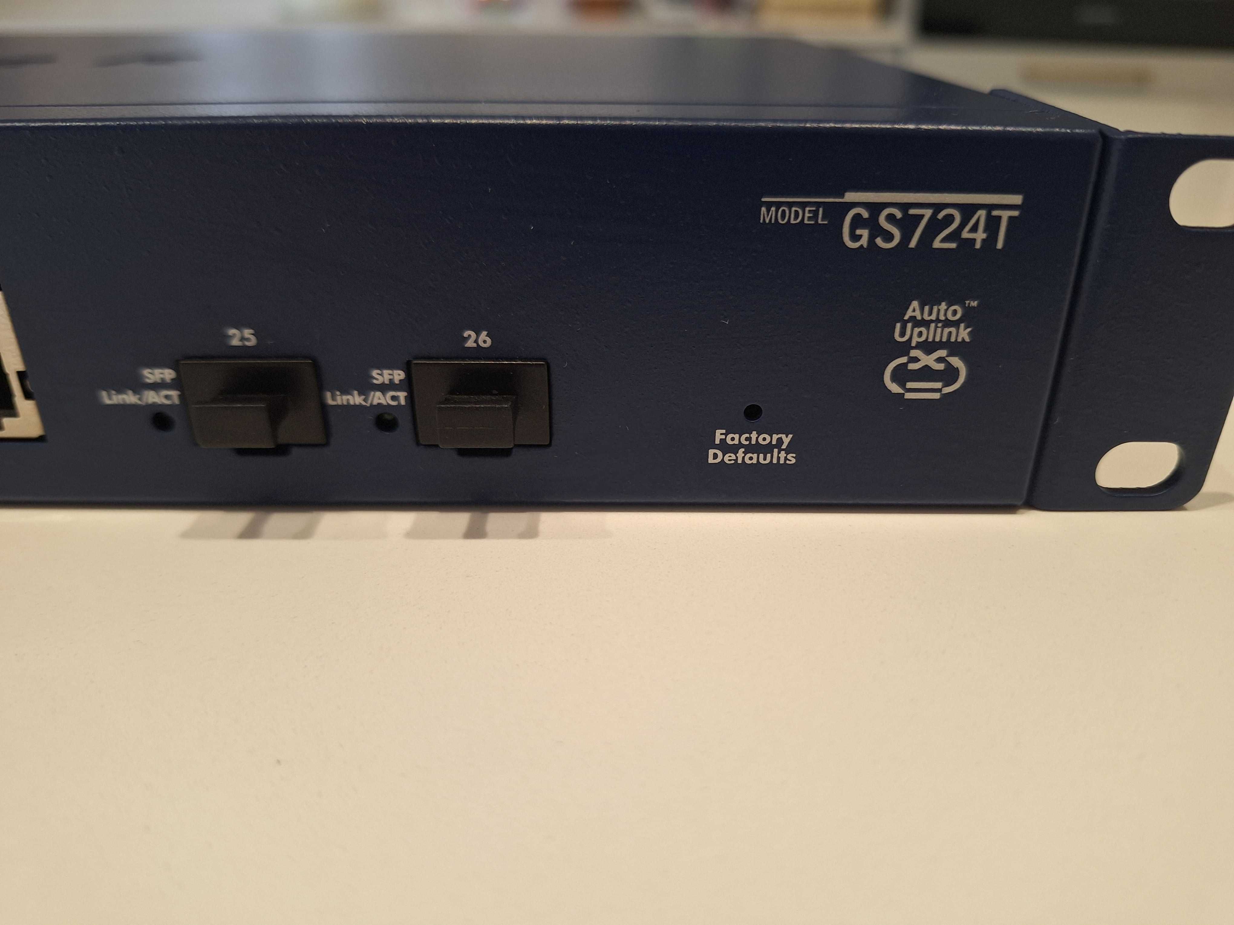 Netgear GS724Tv4 switch zarządzalny, mało używamy