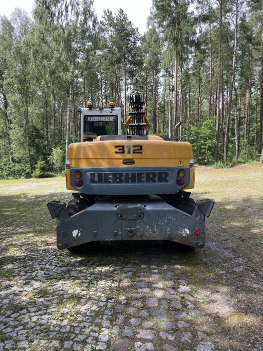 LIEBHERR A312 lift podpory koparka kołowa 314