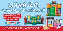 Wynajem zamków dmuchanych, wata cukrowa, popcorn