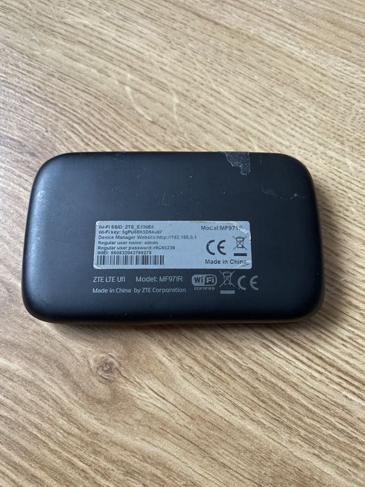 Мобільний Wi-Fi роутер ZTE MF971R