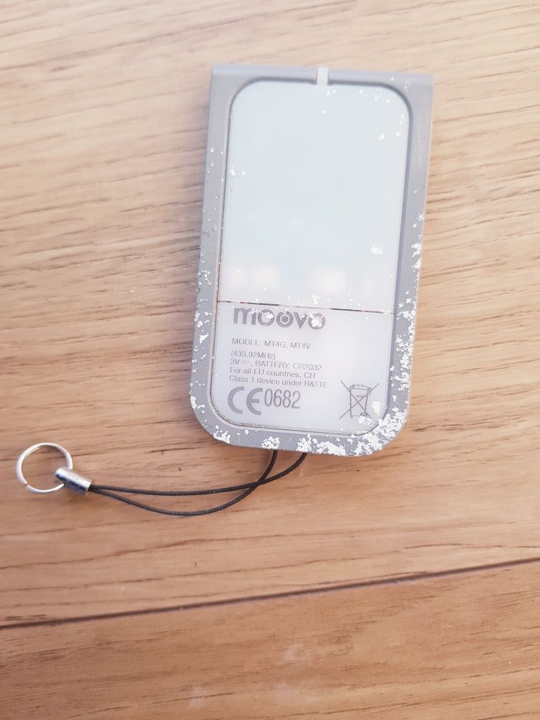 Pilot do bram Moovo MT4G 4-kanałowy 433,92 MHz