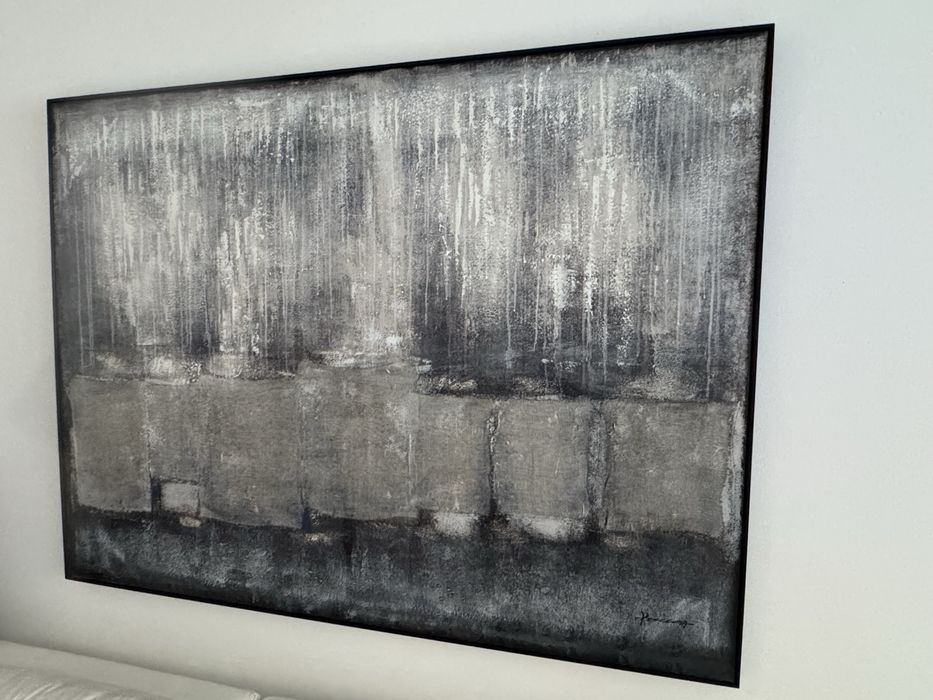Quadro com moldura , em estado novo