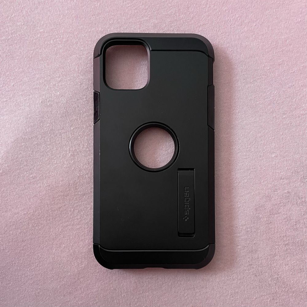 Протиударний Чохол Spigen для iPhone 11 pro Tough Armor Black