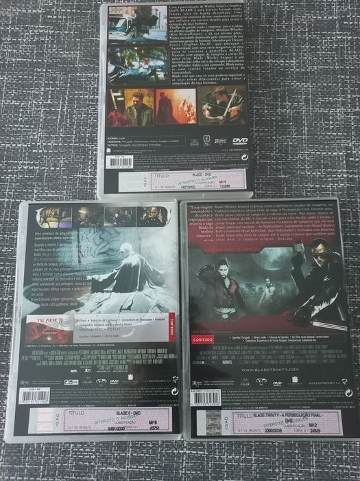 Filmes da Trilogia Blade