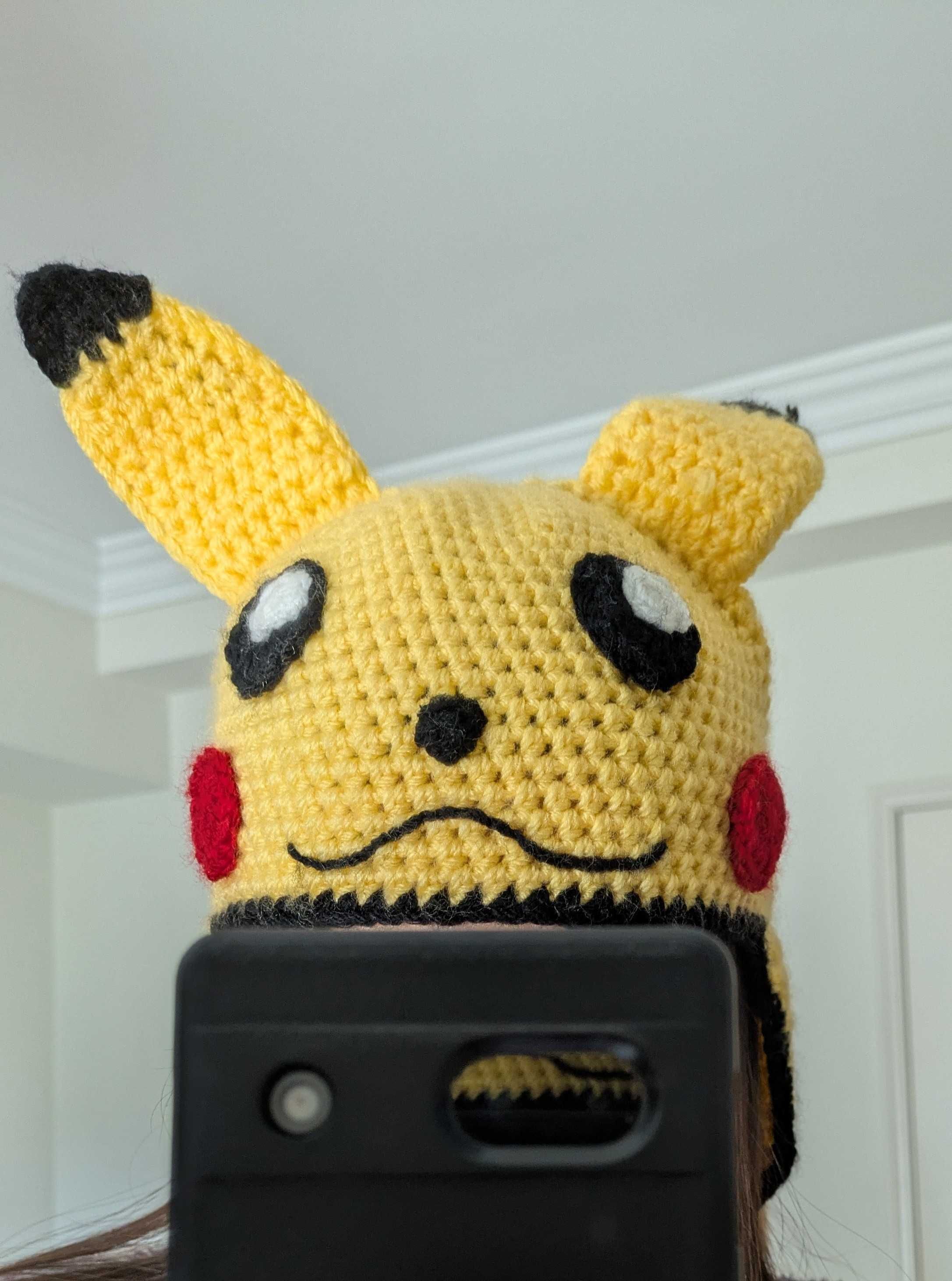 Gorro Pikachu crochê