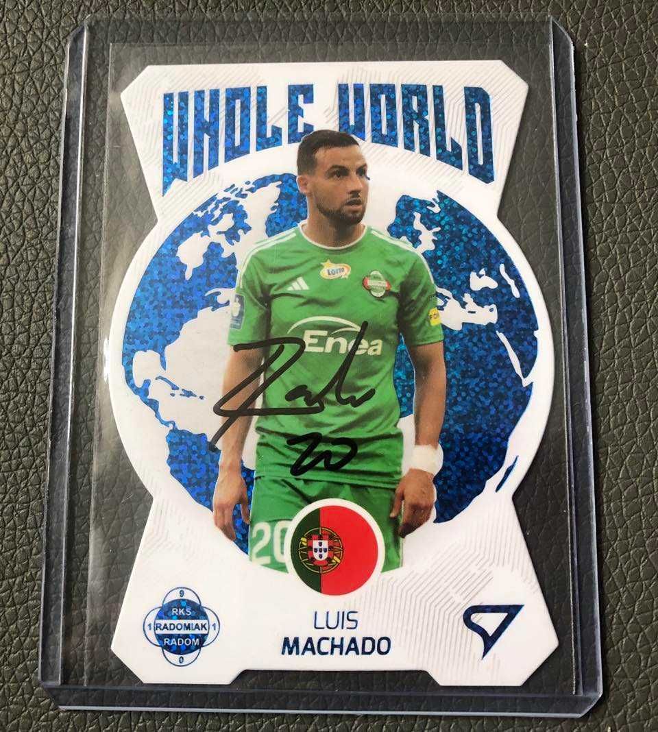 Luis Machado WHOLE WORLD z autografem 18/25 karta Ekstraklasa 2024