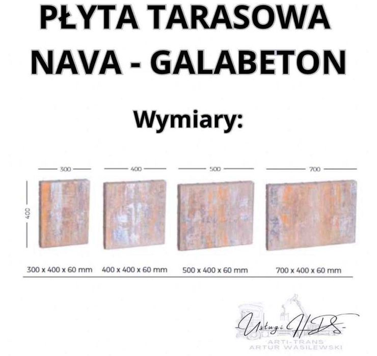 Kostka brukowa ARTA/ Płyta tarasowa NAVA