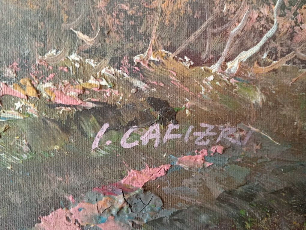 Quadro tela de óleo